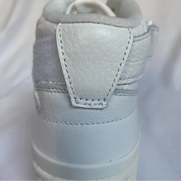 Adidas Forum Mid Shoes Mens 8 Off White Blue Casual Customizable Sneakers GX1021