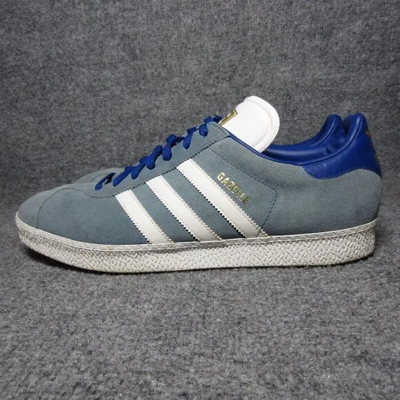 Adidas Gazelle Blue Suede Sneakers Mens Size 13 Casual Shoes RARE 2014