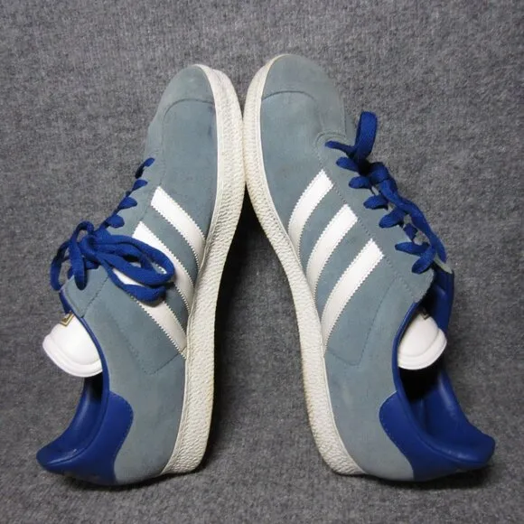 Adidas Gazelle Blue Suede Sneakers Mens Size 13 Casual Shoes RARE 2014