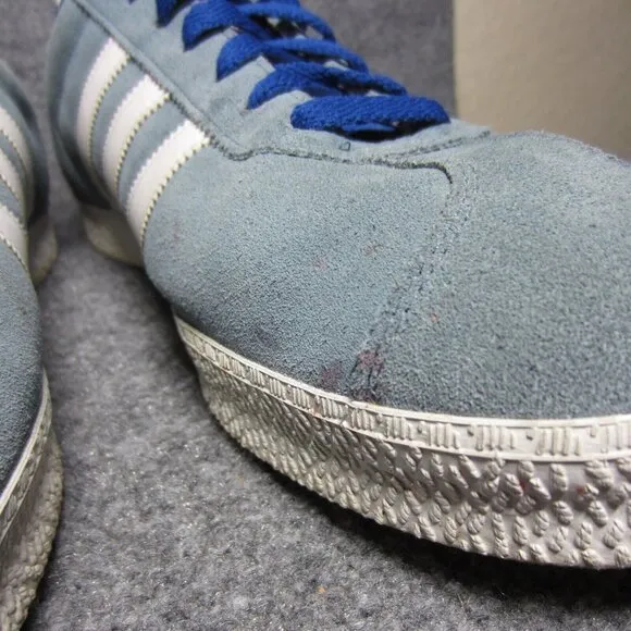 Adidas Gazelle Blue Suede Sneakers Mens Size 13 Casual Shoes RARE 2014