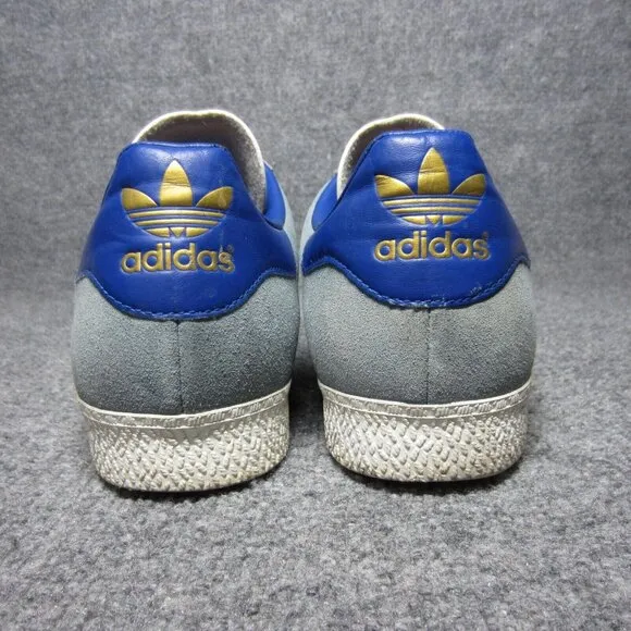 Adidas Gazelle Blue Suede Sneakers Mens Size 13 Casual Shoes RARE 2014