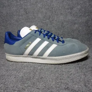 Adidas Gazelle Blue Suede Sneakers Mens Size 13 Casual Shoes RARE 2014