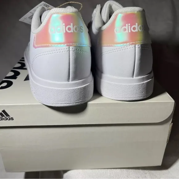 Adidas Grand Court Lifestyle Lace Tennis Shoes GY2326 Size 7 Y