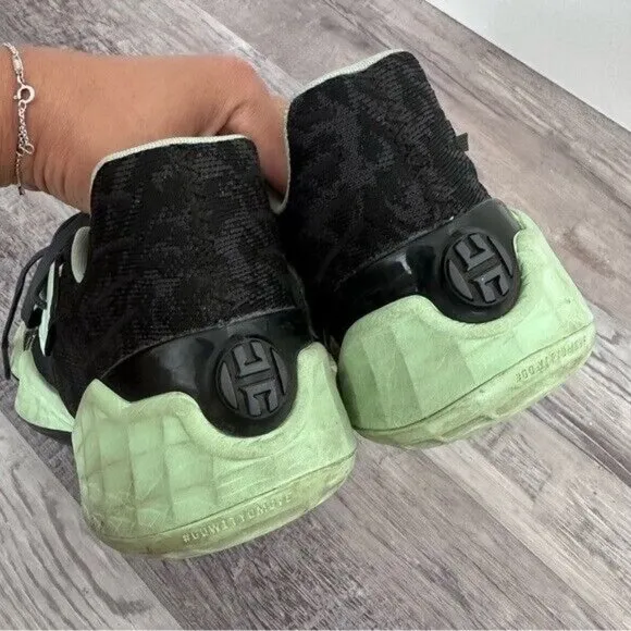 Adidas Harden Vol. 4 Basketball Shoes in Glow Green Size US Men 9.5