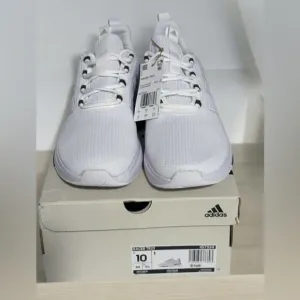Adidas Men Racer TR23 White Shoes Sneakers CloudFoam Midsole Soft Cushion Sz 10