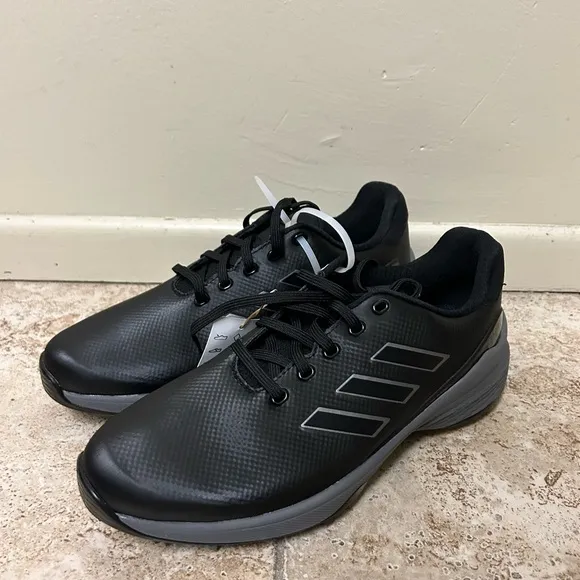 adidas Men ZG23 Golf Shoes Core Black/Dark Silver Metallic Sz 9.5-14 GW1178