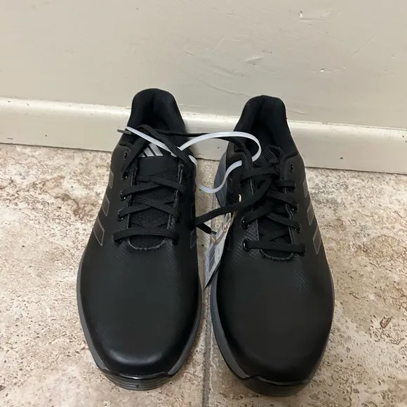 adidas Men ZG23 Golf Shoes Core Black/Dark Silver Metallic Sz 9.5-14 GW1178