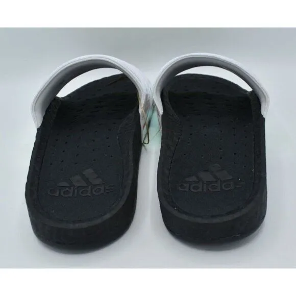 Adidas Men Sz 10 Women Size 11 Adilette Boost Iridescent Multicolor Shoes Slides