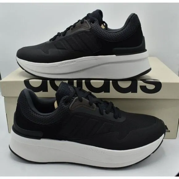 Adidas Men Sz 10 ZNCHILL LightMotion Black White Athletic Sneakers Running Shoes