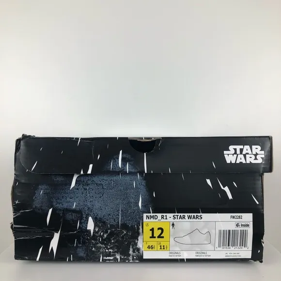Adidas NMD_R1 Star Wars Black Orange Sneakers Men 12