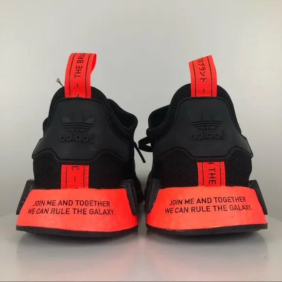 Adidas NMD_R1 Star Wars Black Orange Sneakers Men 12