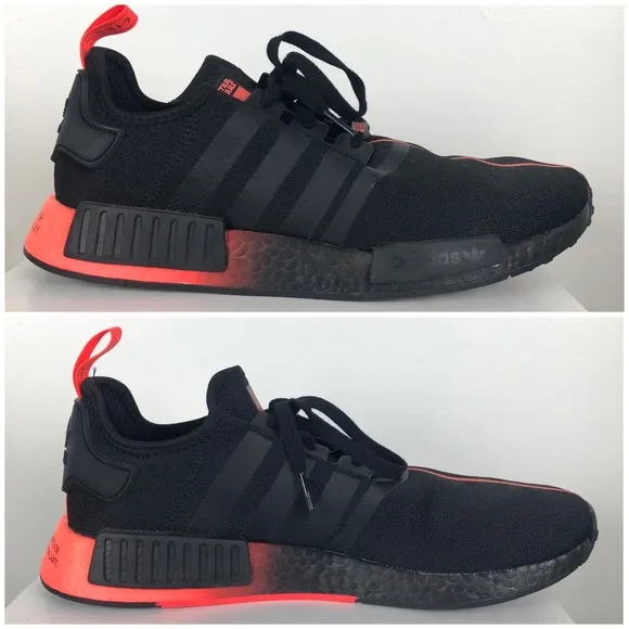 Adidas NMD_R1 Star Wars Black Orange Sneakers Men 12