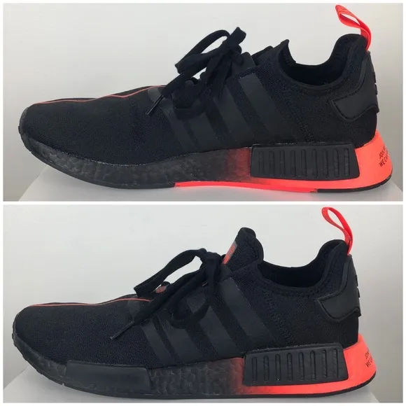 Adidas NMD_R1 Star Wars Black Orange Sneakers Men 12