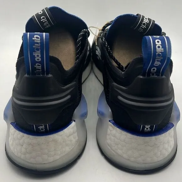 ADIDAS NMD_R1 V3 Sneaker Shoes HQ9838 NMD Black Royal Blue Men 10.5 New in Box
