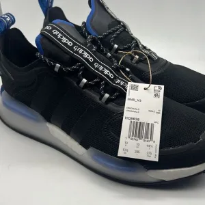 ADIDAS NMD_R1 V3 Sneaker Shoes HQ9838 NMD Black Royal Blue Men 10.5 New in Box