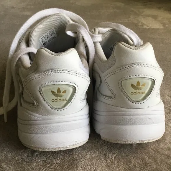 Adidas Original Falcon Shoes For Women - Color White and Gold