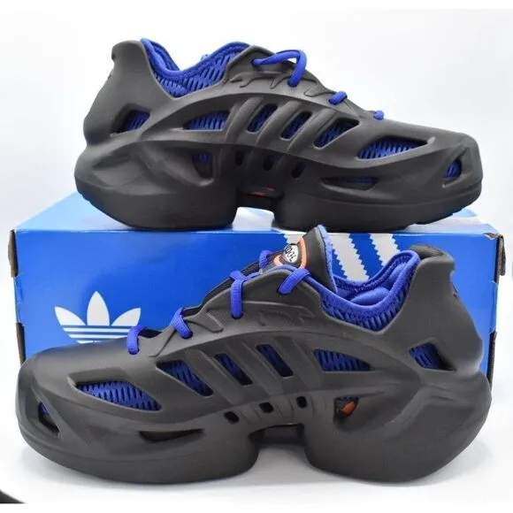 Adidas Originals Men Size 9.5 AdiFom Climacool Blue Black Grey Sneakers Shoes