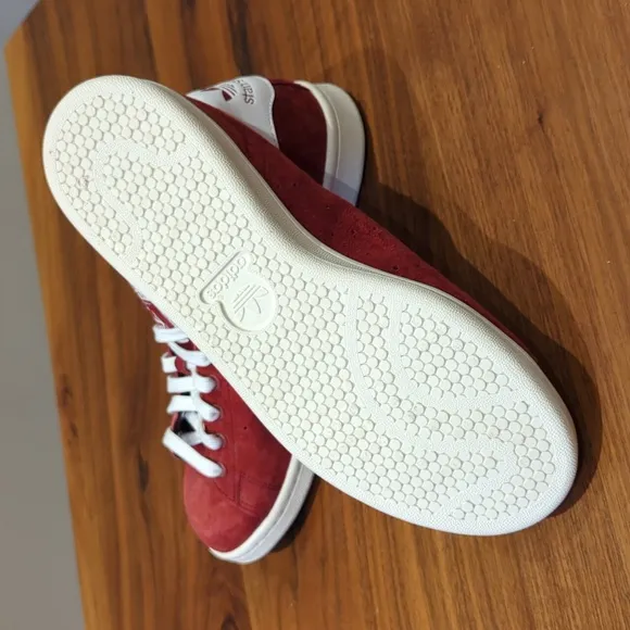 Adidas Originals Stan Smith Red Suede Men's 8 Deadstock