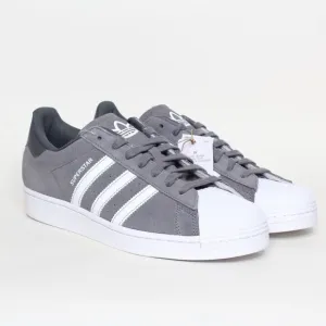Adidas Originals Superstar Grey White Suede Shoes Men's Sneakers IF3645 Size 8.5