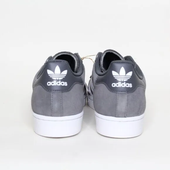 Adidas Originals Superstar Grey White Suede Shoes Men's Sneakers IF3645 Size 8.5