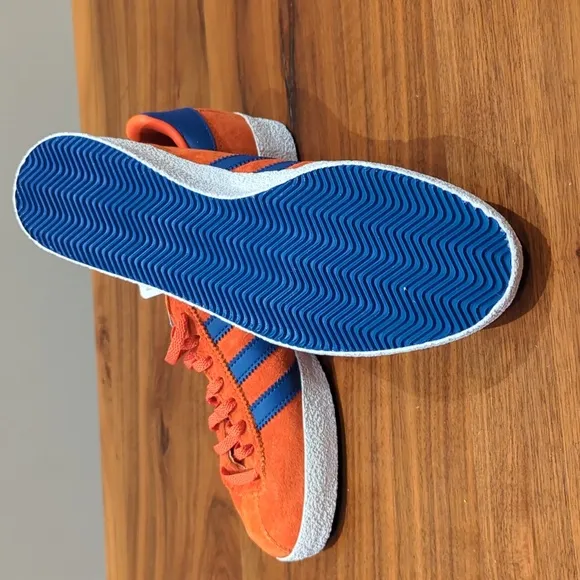 Adidas Originals Topanga Orange Suede Men's 7.5