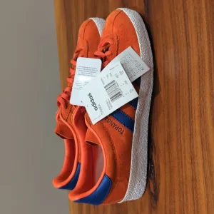Adidas Originals Topanga Orange Suede Men's 7.5