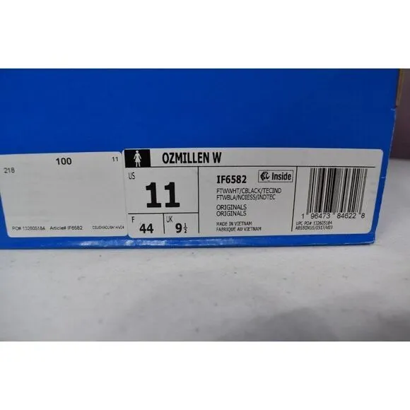Adidas Originals Womens Size 11 Ozmillen White Core Black Indigo Sneakers Shoes