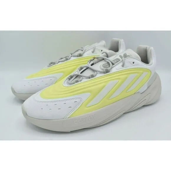 Adidas Originals Mens Size 11.5 Ozelia White Yellow Grey Sneaker Shoes GZ9176