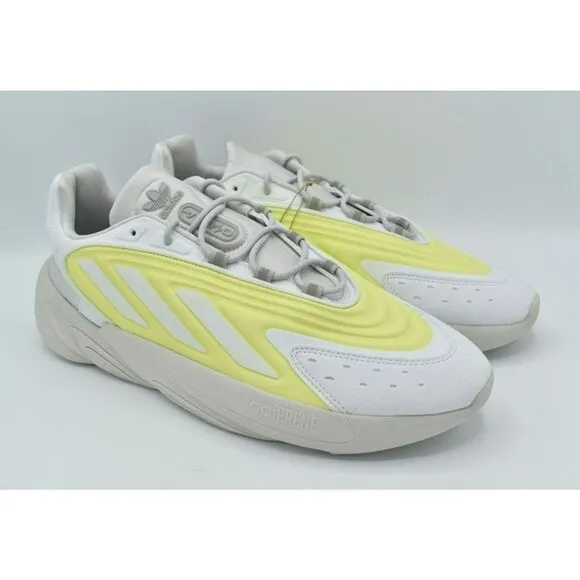 Adidas Originals Mens Size 11.5 Ozelia White Yellow Grey Sneaker Shoes GZ9176