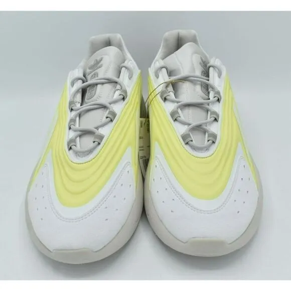 Adidas Originals Mens Size 11.5 Ozelia White Yellow Grey Sneaker Shoes GZ9176