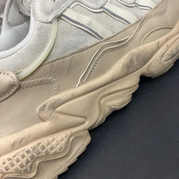 Adidas Ozweego - Men's Size 13 - Wonder White Beige Suede - Low Sneakers- IF3336