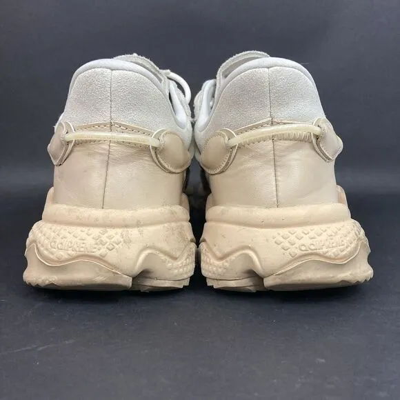 Adidas Ozweego - Men's Size 13 - Wonder White Beige Suede - Low Sneakers- IF3336