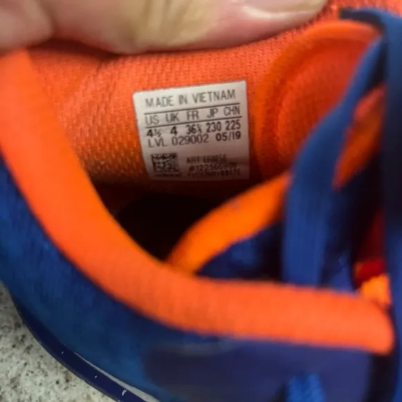 Adidas Pro Next 2019 EF0856 Blue Basketball Shoes Sneakers Size 4.5