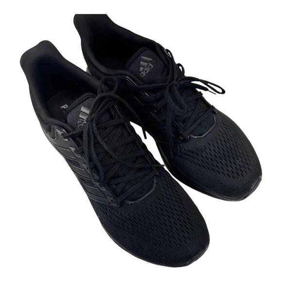Adidas PWI001001 Primegreen Shoes Men Sz 12 Black Running Athletic Comfort