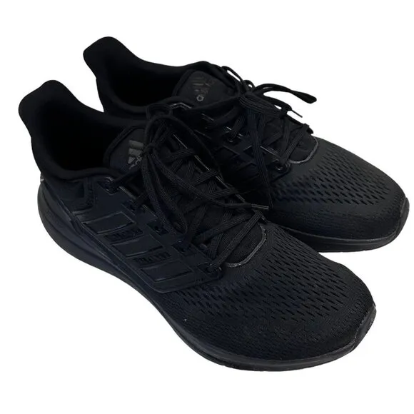 Adidas PWI001001 Primegreen Shoes Men Sz 12 Black Running Athletic Comfort