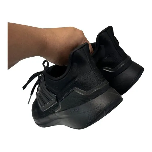Adidas PWI001001 Primegreen Shoes Men Sz 12 Black Running Athletic Comfort