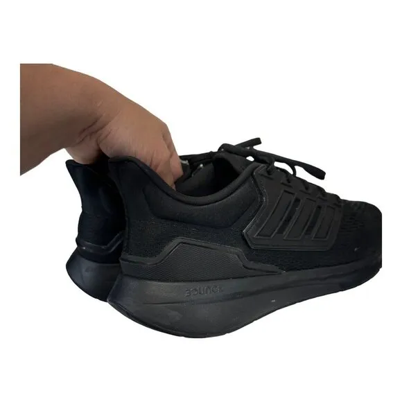 Adidas PWI001001 Primegreen Shoes Men Sz 12 Black Running Athletic Comfort