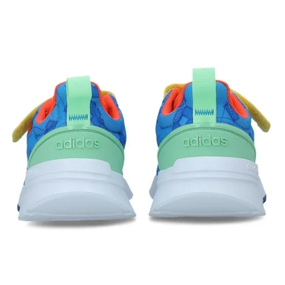 adidas Racer TR21 Running Shoe, Pulse Blue/FTWR White/Impact Orange Mickey Mouse