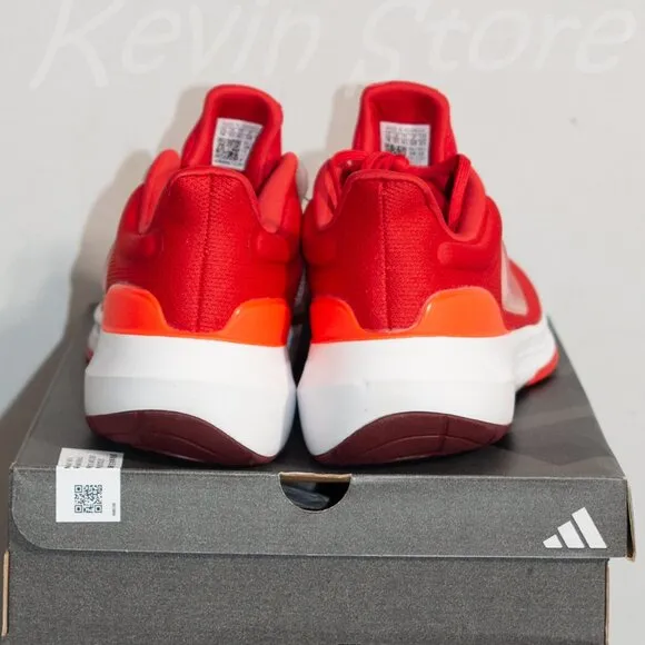 Adidas red men running shoes