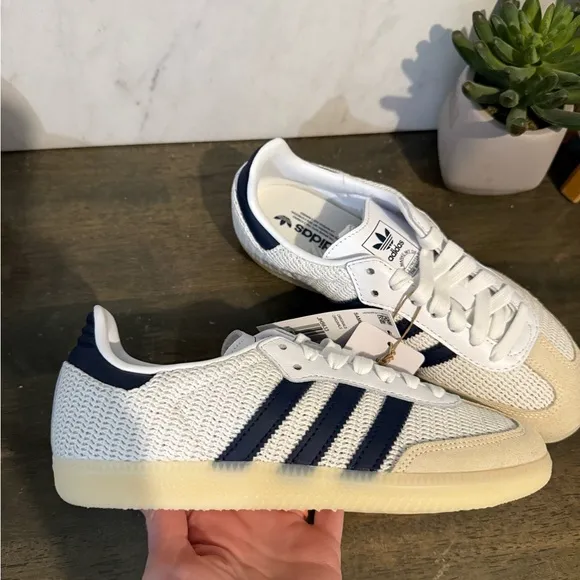 adidas Samba OG Cloud White / Night Indigo / Cream White