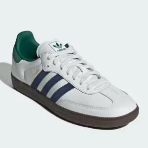 adidas Samba OG White / Collegiate Navy / Green
