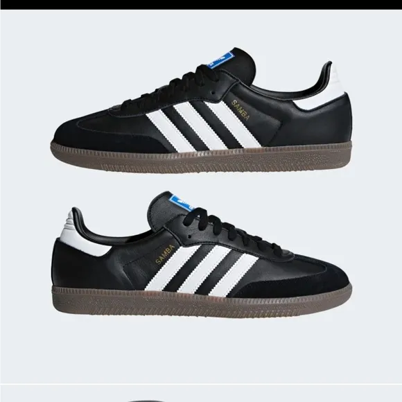 Adidas Samba Originals Shoes Black White G17100 8