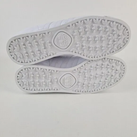 Adidas Samoa Lea Shoes White Originals Leather Casual Size 4.5 Y = 6 Wmn