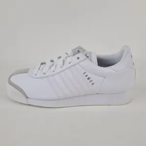 Adidas Samoa Lea Shoes White Originals Leather Casual Size 4.5 Y = 6 Wmn