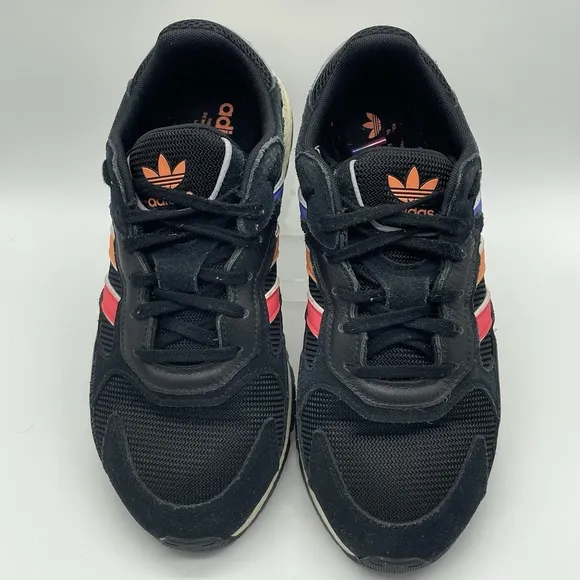 Adidas Shoes Mens Sz 9 Tresc Run Boost EF0768 Black Suede Trainers Sneakers