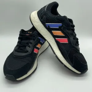 Adidas Shoes Mens Sz 9 Tresc Run Boost EF0768 Black Suede Trainers Sneakers