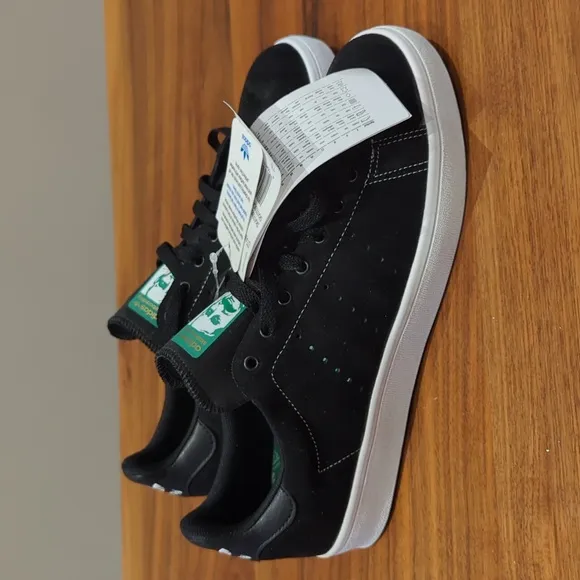 Adidas Skateboarding Stan Smith Vulc Black Suede Men's 8 Rare Deadstock