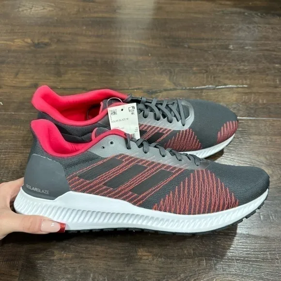 Adidas Solar Blaze Grey Running Shoe Size 10.5 Men