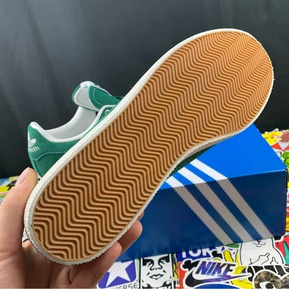 Adidas Stan CS Green Suede 9 Mens / 10.5 Women's