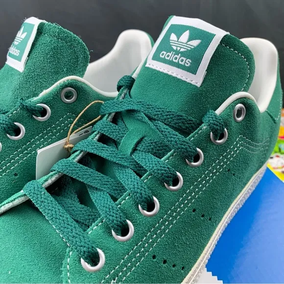 Adidas Stan CS Green Suede 9 Mens / 10.5 Women's